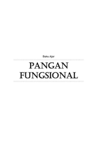 Image of Buku Ajar Pangan Fungsional