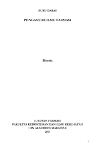 Image of Buku Dasar Pengantar Ilmu Farmasi