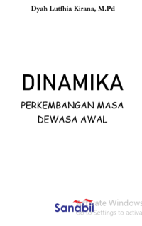 Image of Dinamika Perkembangan Masa Dewasa Awal
